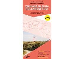 ANWB Fiets en wandelknooppuntenkaart - ZW2. Zeeuwse en Zuid-Hollandse kust