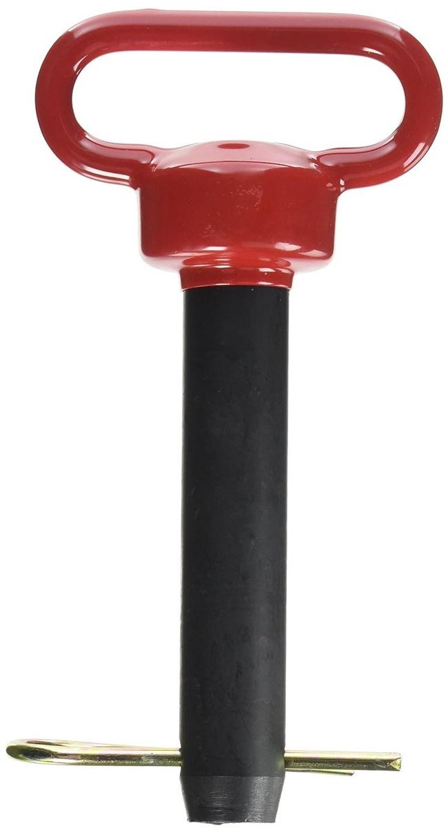 Haakpen - Koppeling pen - Vastzetten van lading - Gecoate kop - 1 x 4-1/2 Inch - Rood