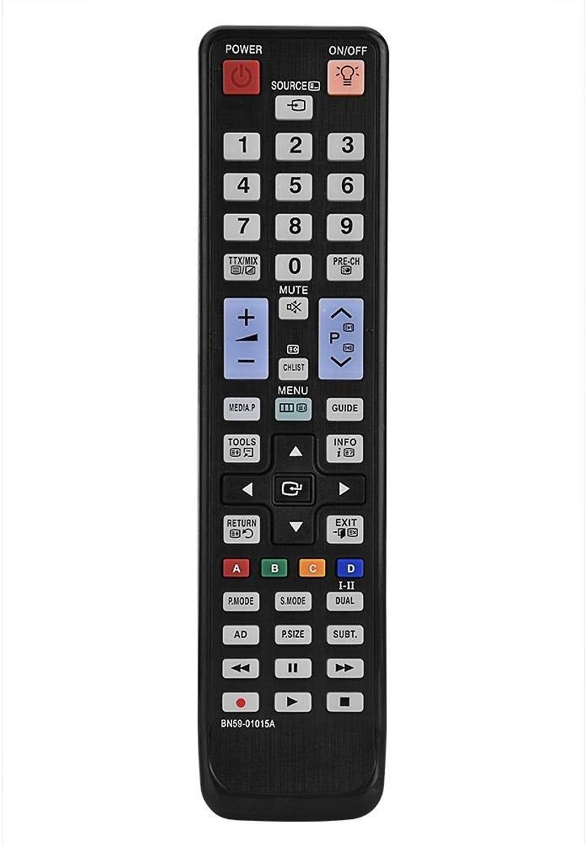 Vt products - Smart TV afstandsbediening - Vervanging voor BN59-01015A - Extra overdracht bereik - Zwart - Stabiele prestaties - Geschikt voor diverse
