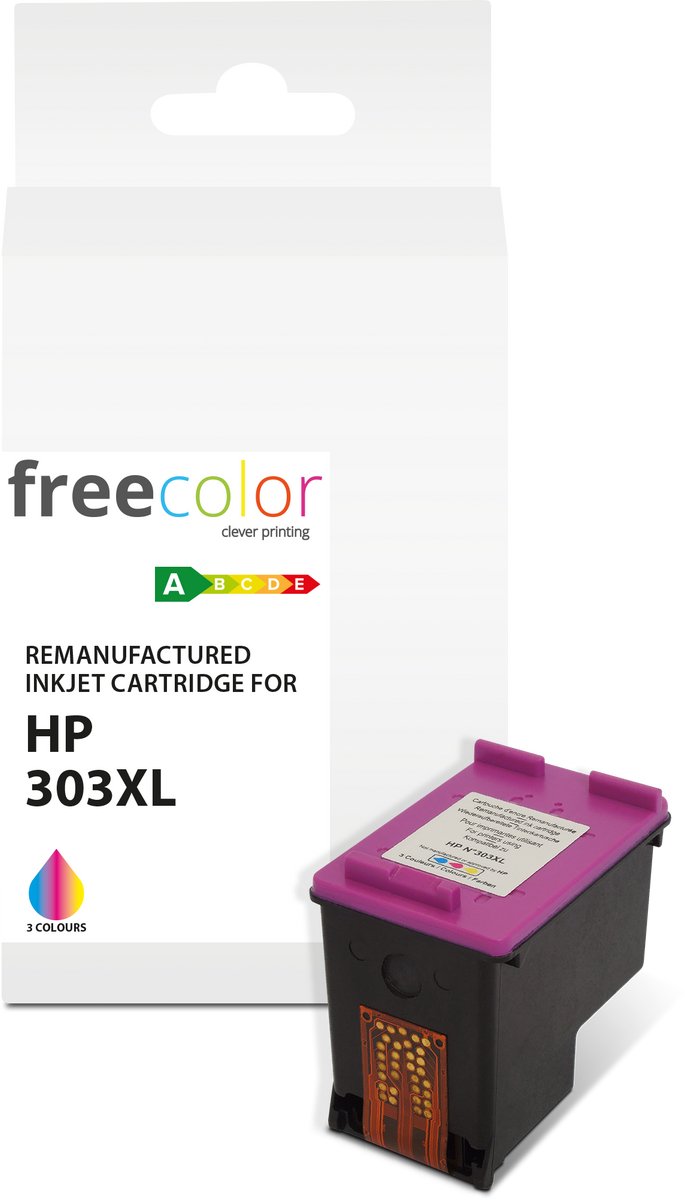 HP 303XL - ink cart FREECOLOR - HC- 3 Colours 18ml - 415p