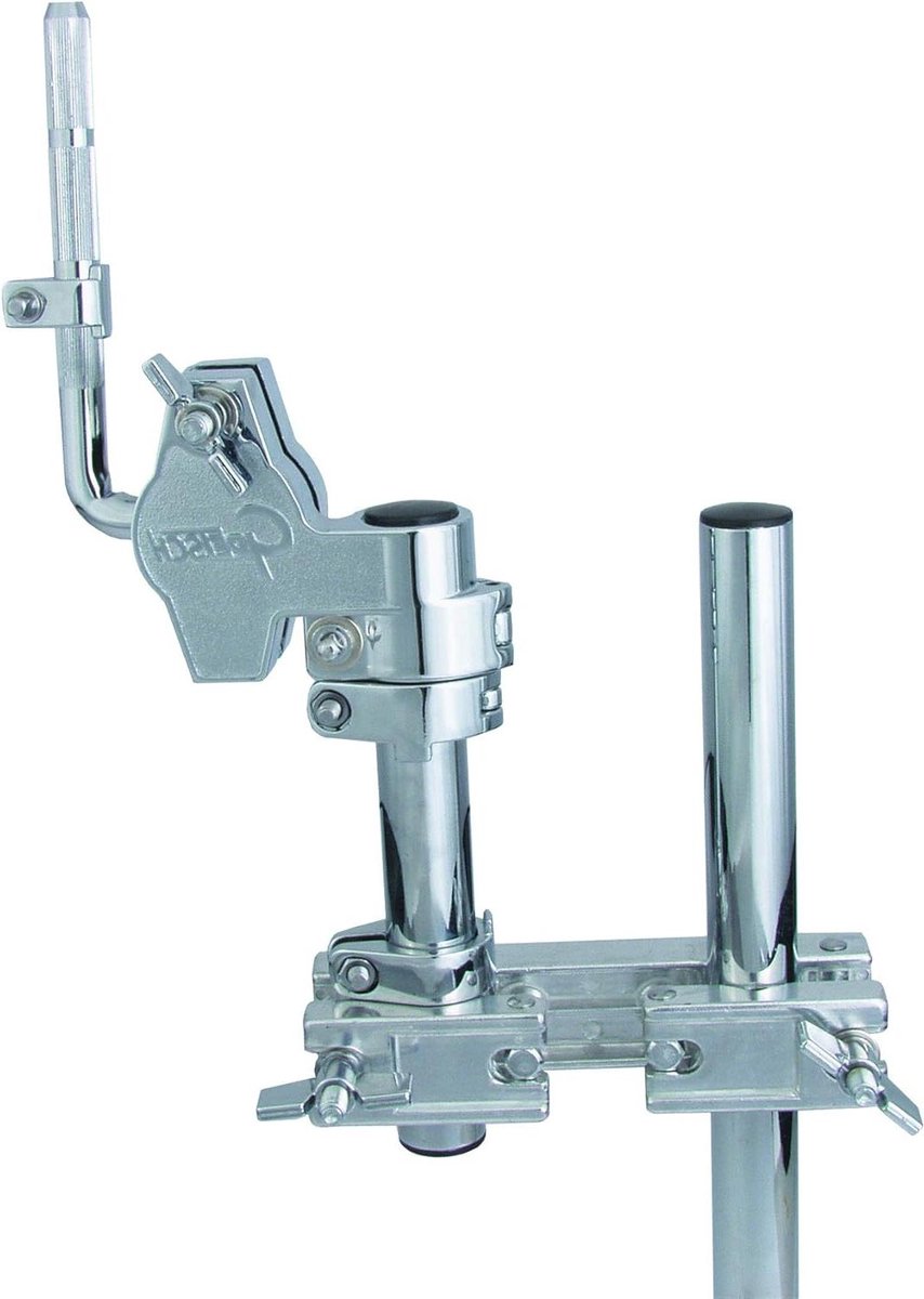 Tom houder - Drum accessoire - Muziek maken - Met multi-klem - 127 mm L-Rod - Zilver