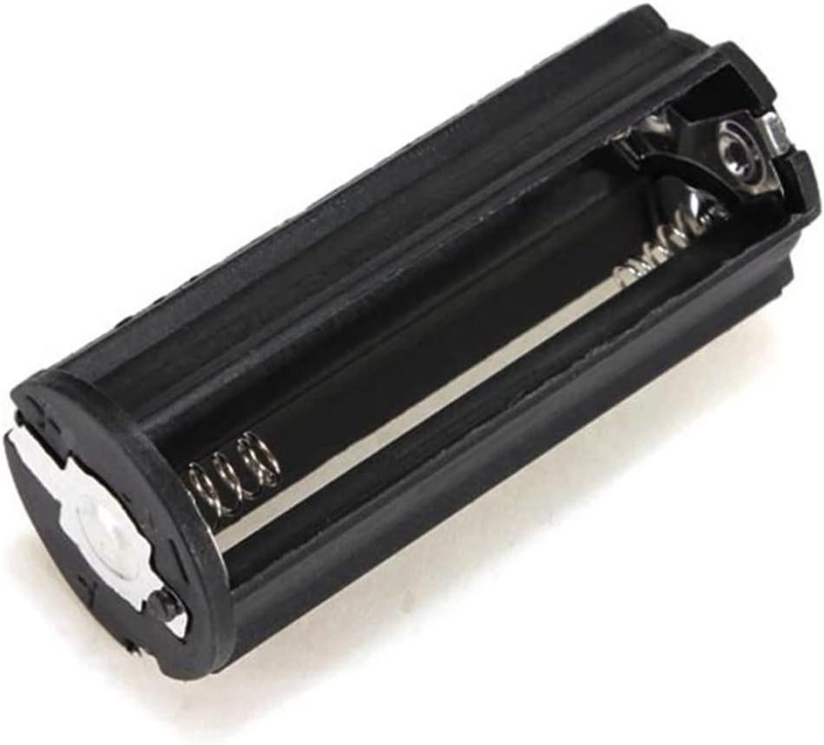 Batterijhouder AAA - Mini Batterijhouder - Apparaten Voeden - Voor 3 Batterijen - 52 mm Lengte - Zwart