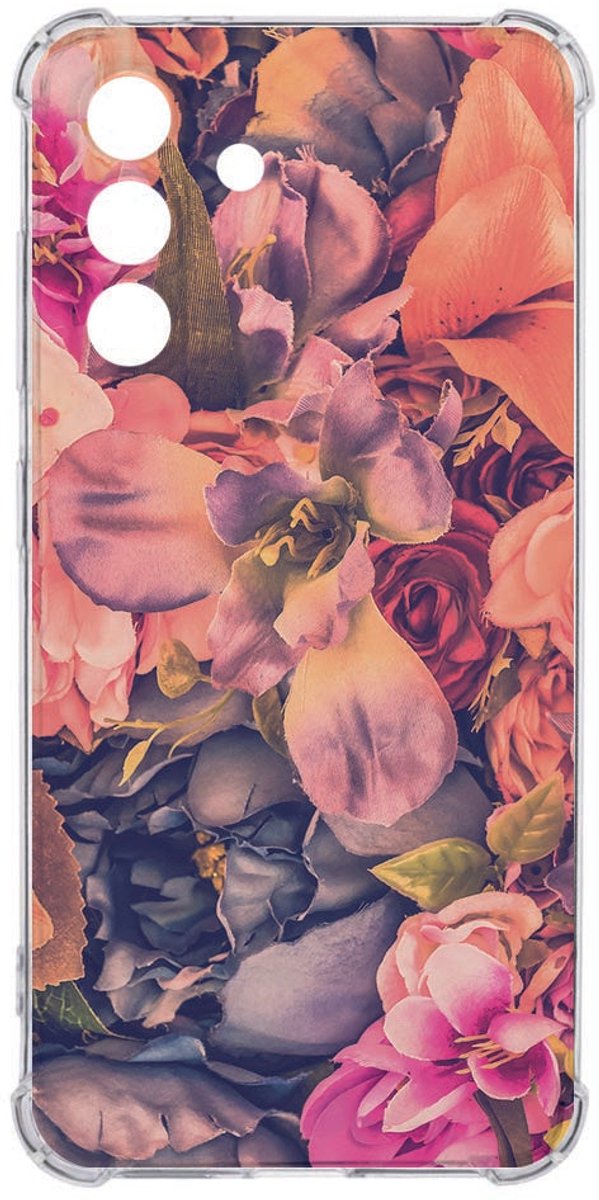 Samsung Galaxy A36 Back Cover - Bosje Bloemen TPU Antishock