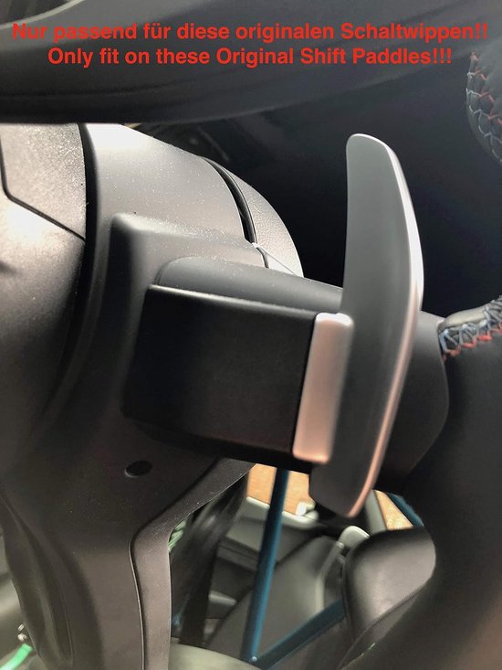 Stuurwiel Pook Verlenging - Schakel Pookjes - Sportief Rijden - Geanodiseerd Aluminium - Set van 2 - Rood van Merkloos — afbeelding 3