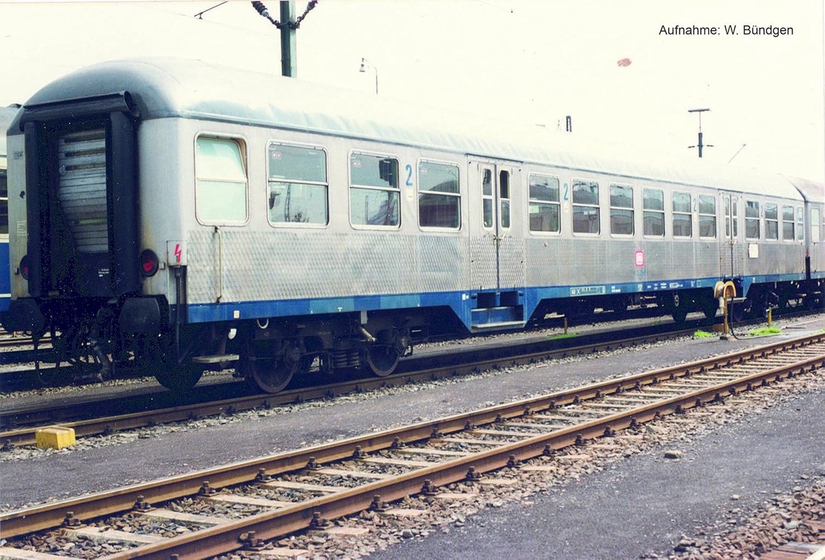 H0 Personenwagen - Modelrijtuig Trein - Modelbouw Treinen - Zilverkleurig Design - 396 cm - Zilver