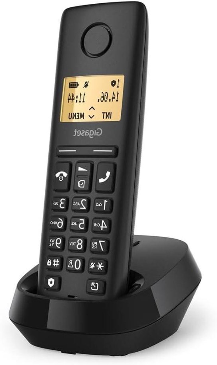 Draadloze Telefoon - DECT Telefoon Analoge Telefoon - Privacy Behouden - Inkomende Oproepblokkering - 50 Contacten - Zwart
