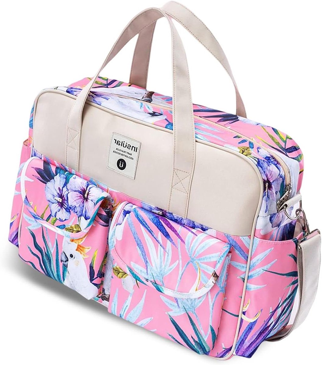 Luiertas Baby - Babytas Draagtas - Babyverzorging Onderweg - Waterdicht Nylon Materiaal - 39 x 12.5 x 29 cm