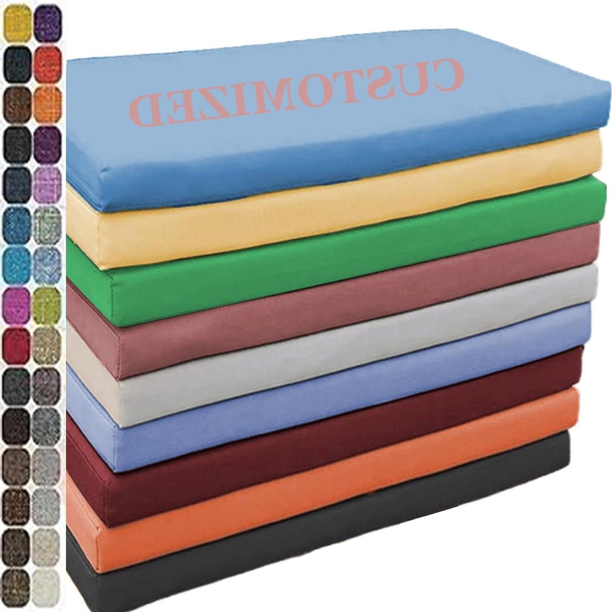 Tuinkussen Bank - Zitkussen Buiten - Comfortabel Zitten - Waterproof Kwaliteitstof - 90x45x5cm - Creme