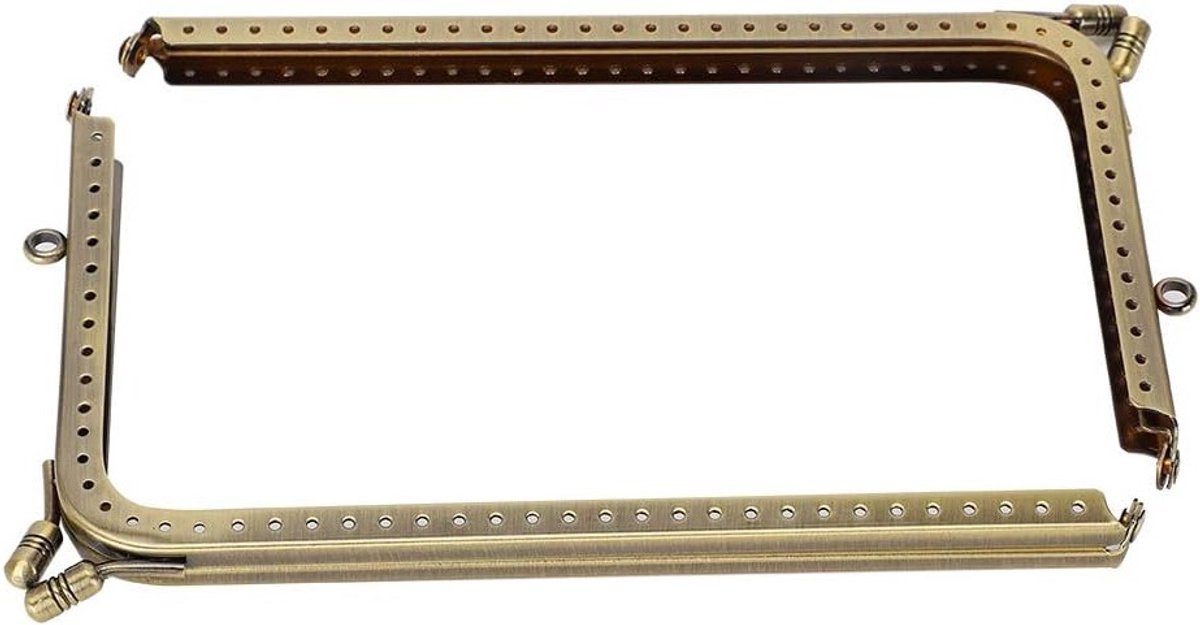 Metaal Wallet Frame Sluiting voor Handtassen - DIY Accessoires voor Tasontwerp - 2 Stukken voor Creatieve Projecten