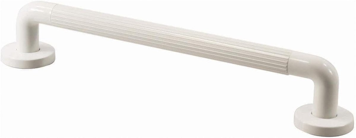 Wandbeugel - Handgreep Badkamer - Veiligheid in Huis - Geribbeld Oppervlak - 450 mm - Wit