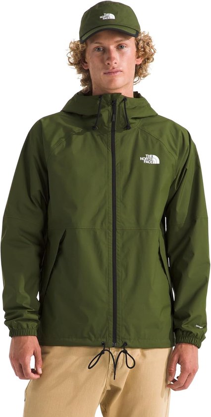 The North Face M ANTORA RAIN HOODIE Heren Outdoorjas - Groen