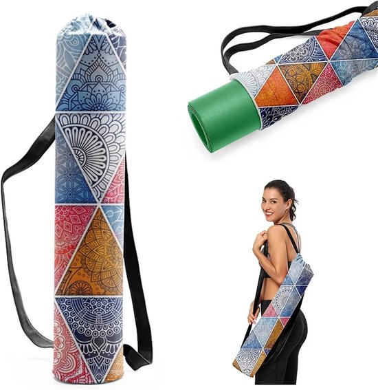 Yoga Mat Tas - Sport Gym Rugzak - Sporten en Trainen - Extra Opbergvak - 173x61 cm - Willekeurig Decor van Merkloos — afbeelding 3