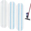 Recharges de tampons de vadrouille en microfibre - 3 pièces, compatibles avec Vileda H2Pro & O-Cedar