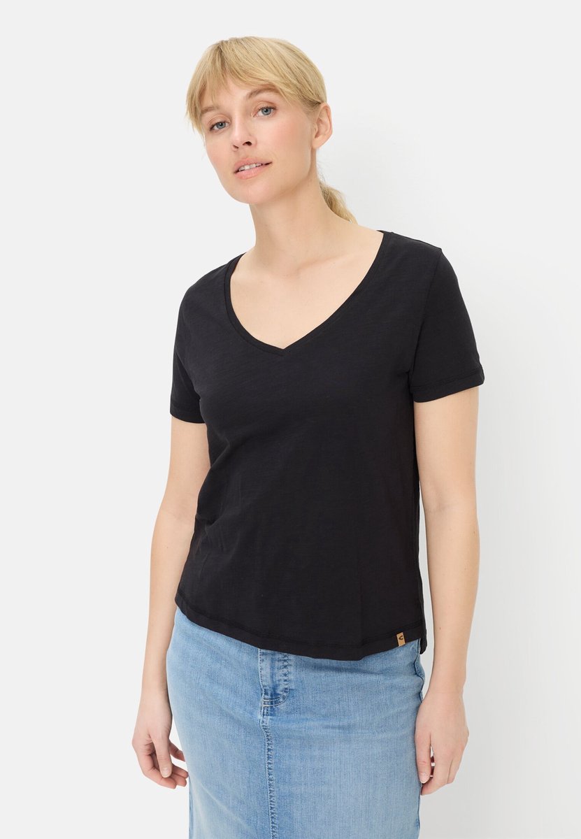 camel active T-shirt van 100% katoen - Maat - Kaviaarwomenswear-XXS