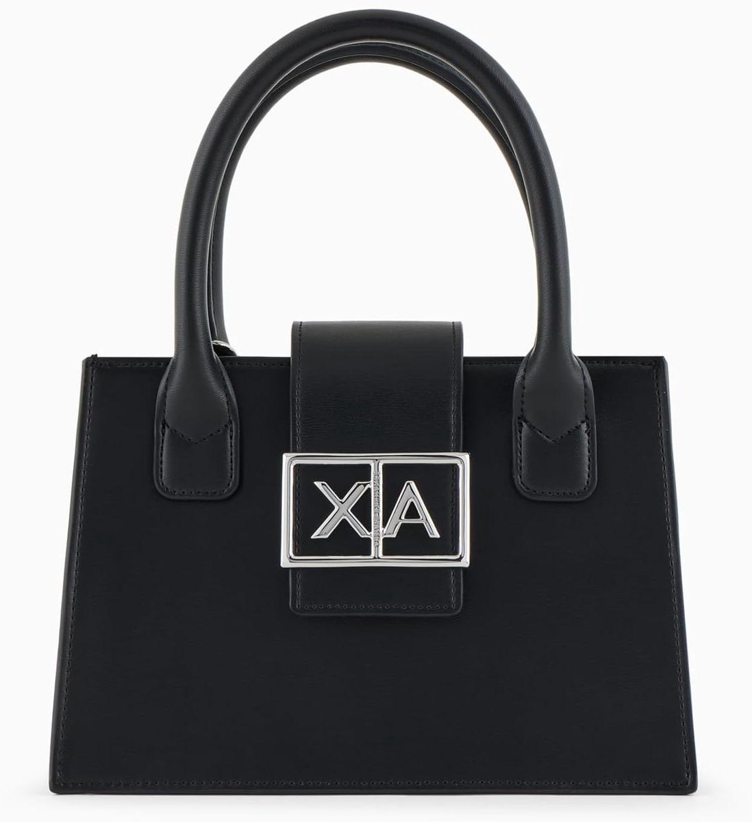 Dames Handtas - Schoudertas Tote - Dagelijks Gebruik - Magneetsluiting Met Logo - 22 cm Breed - Zwart