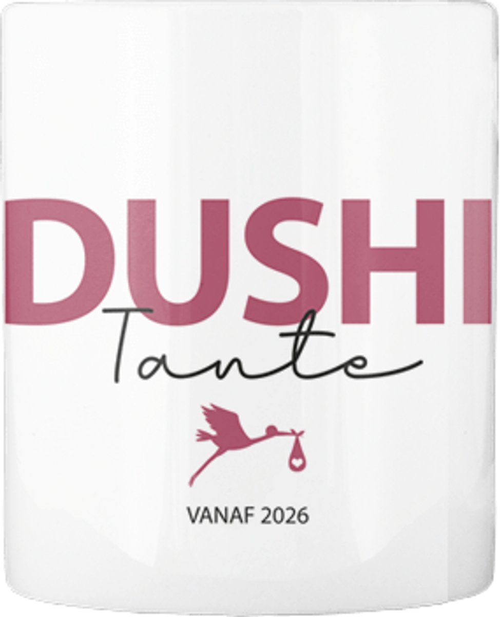 Dushi Tante | Voor alle tantes | Zwangerschapsaankondiging | Leuk cadeau | Verjaardag | Mok | Wit | Papiaments