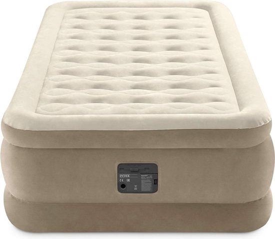 Intex Twin Ultra Plush Luchtbed met ingebouwde pomp - 191x99x46 cm