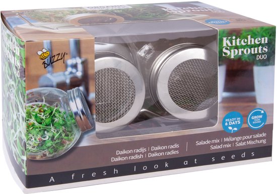 Buzzy Kiem Pot Duo met schaal (Bio)