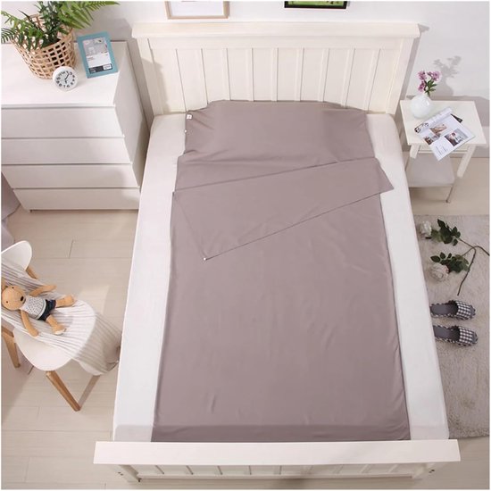 Slaapzak Liner - Reislaken Slaapzak - Buiten Reizen - Groot Openingsontwerp - 180 x 210 cm - Kleur 3 — afbeelding 5