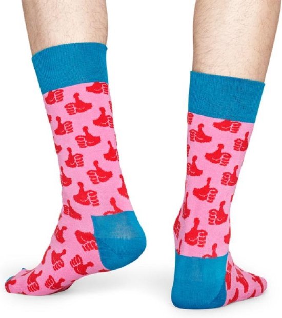 Happy Socks Calze 3-Pack Curti Ball Taglia 41-46 Calzini, Multicolore, Unisex-Adulto