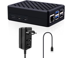 ONF3 - Raspberry Pi 5 - Aluminium behuizing - Passieve koeling - USB-C voeding 27W - Geschikt voor Raspberry Pi 5 4GB/8GB/16GB