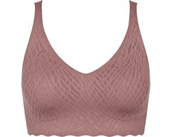 Sloggi ZERO Feel Bliss Bralette Dames Beha - Cacao - Maat XS