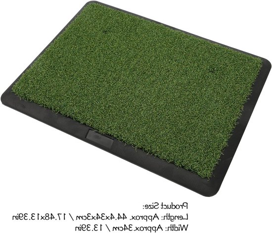 Draagbare en antislip oefenmat voor golftraining in de tuin, ideaal voor golfers van alle niveaus van Merkloos — afbeelding 5