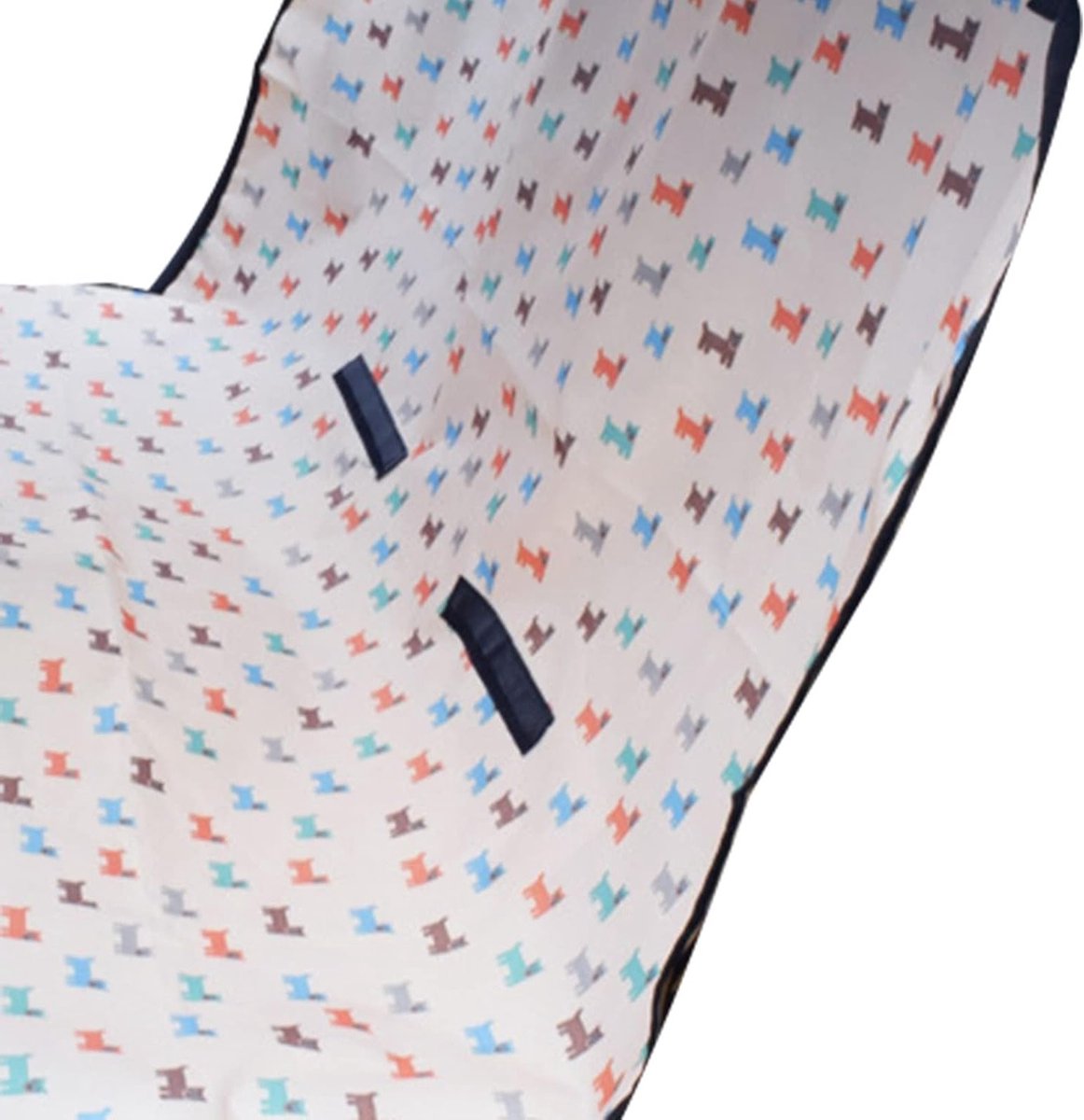 Anti Water Oxford Cloth Auto Hond Achterbank Beschermer - Perfect voor Reizen met Huisdieren, Geschikt voor Hondendraagzakken, Biedt Volledige Bescherming en Comfort in de Achterbank (Beige)