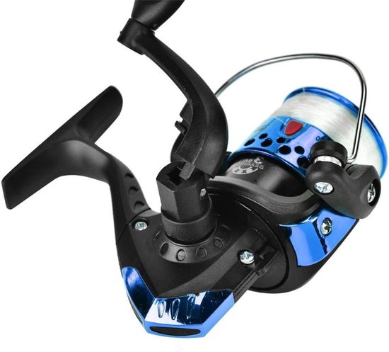 Lichte Spinning Reel voor Zoetwatervissen met 3 Lagers, 5.2:1 Overbrengingsverhouding en Antislip Handvat, Inclusief Reparatietools en Vissershengel — afbeelding 3