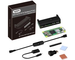 Allecto - Raspberry Pi Zero 2 W Starter Kit - Raspberry Pi Kit - Inclusief behuizing - Compact formaat - Perfect voor hobbyisten - Eenvoudig aan te...
