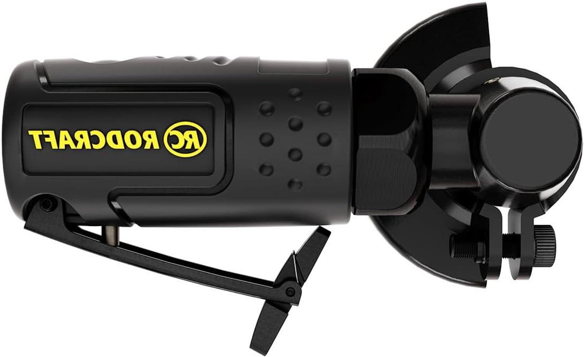 Mini Haakse Slijper - Lucht Slijper - Kleine Ruimtes - Compact Ontwerp - 129 mm - Zwart