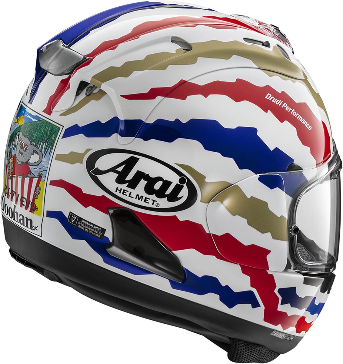 Arai RX-7V Evo Doohan Jubilee Restyle Helm - Maat S - – foto 3