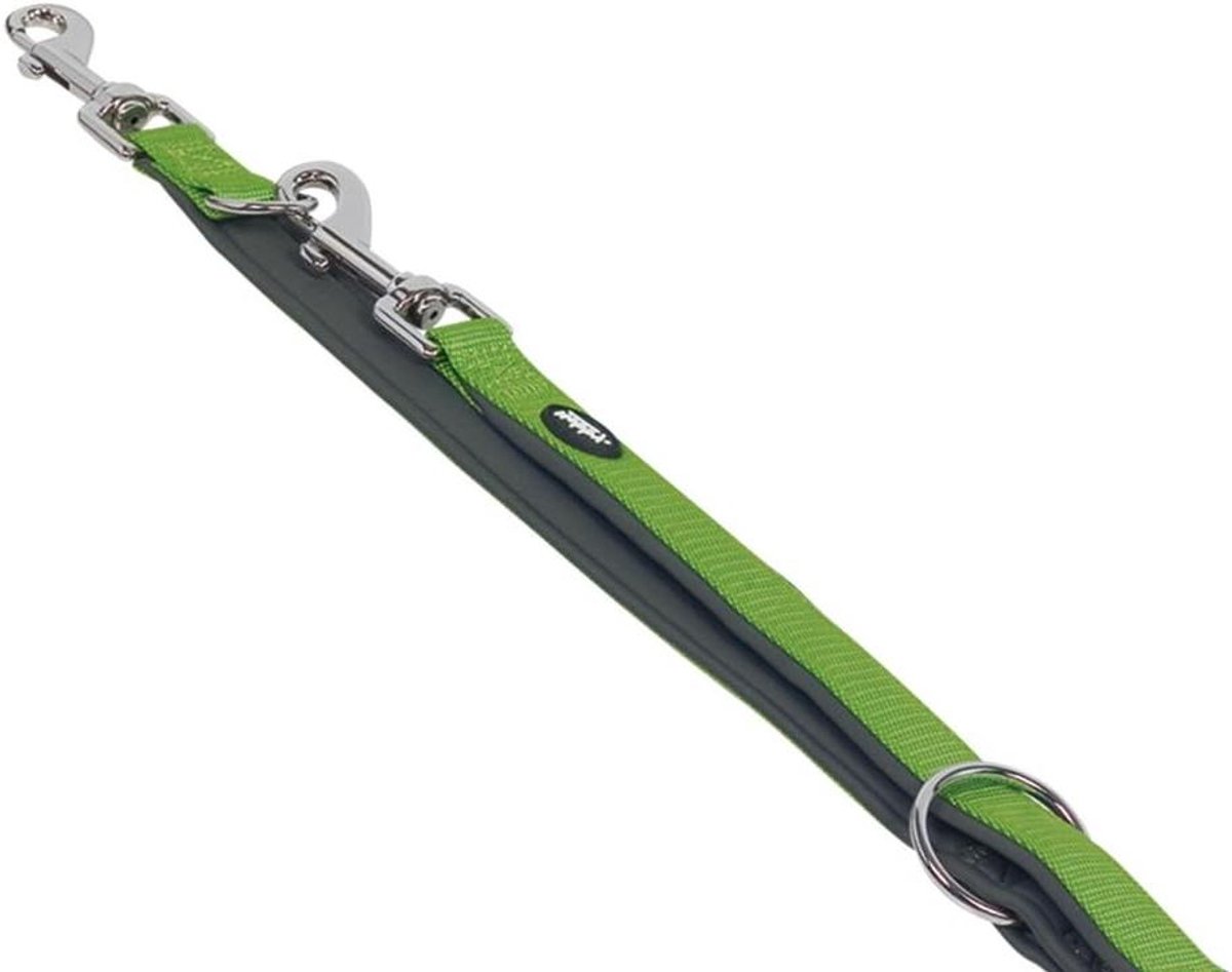 Hondenlijn - Hondenriem - Hondentraining - Traploos Verstelbaar - 200 cm - Groen Grijs