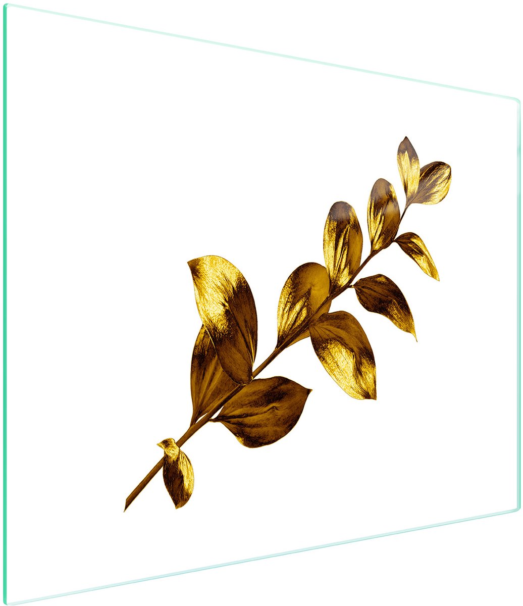TMK ArtDeko - Snijplank - 52x30cm - Goud - Hartglas
