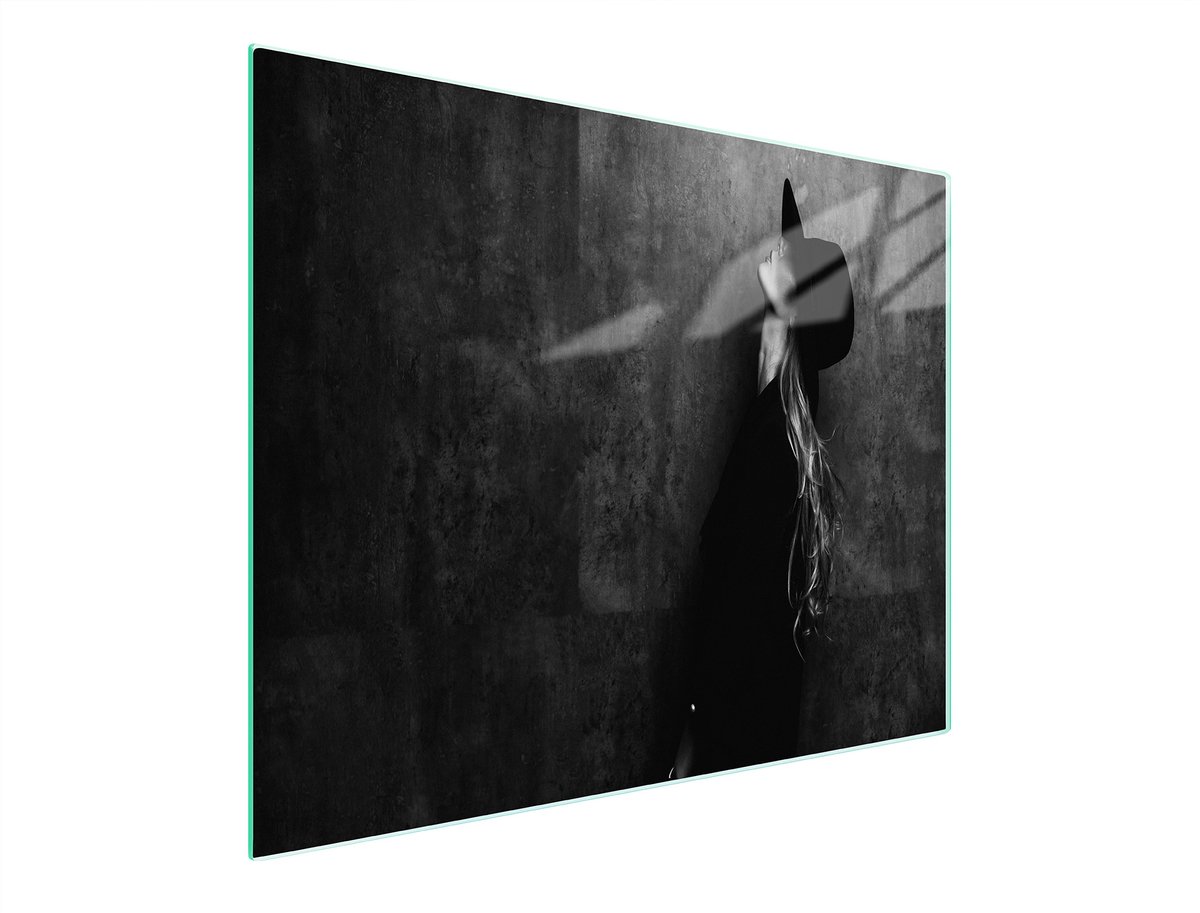 TMK ArtDeko Serie - Glazen Snijplank - 52x30 cm - Hardglas - Veilig Gebruik - Antibacterieel
