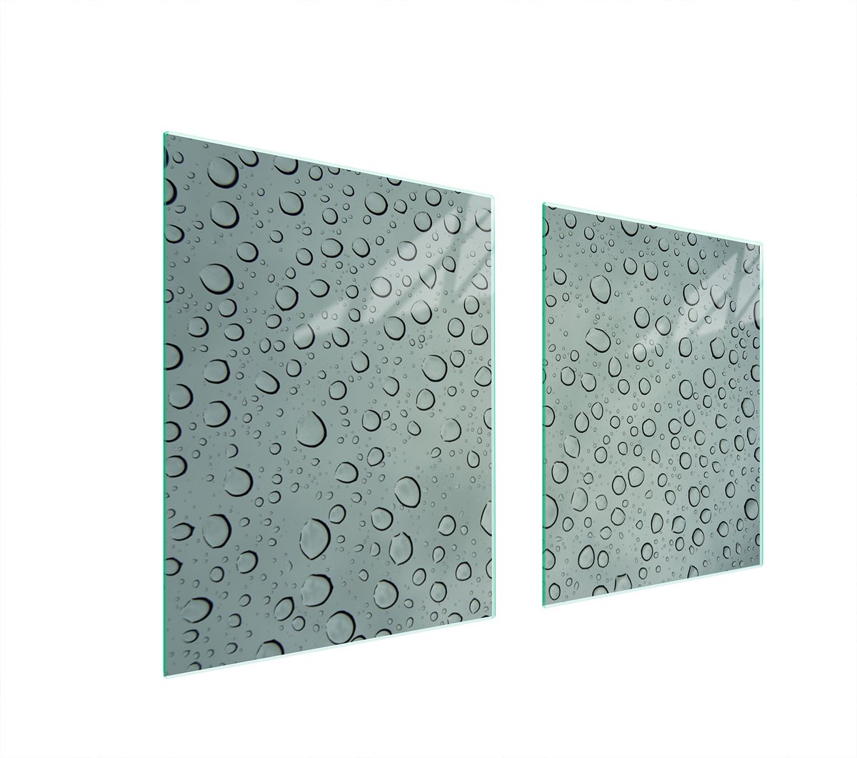 TMK ArtDeko - Kookplaat achterwand - 85x52 cm - Sproei beschermmiddel - Glas