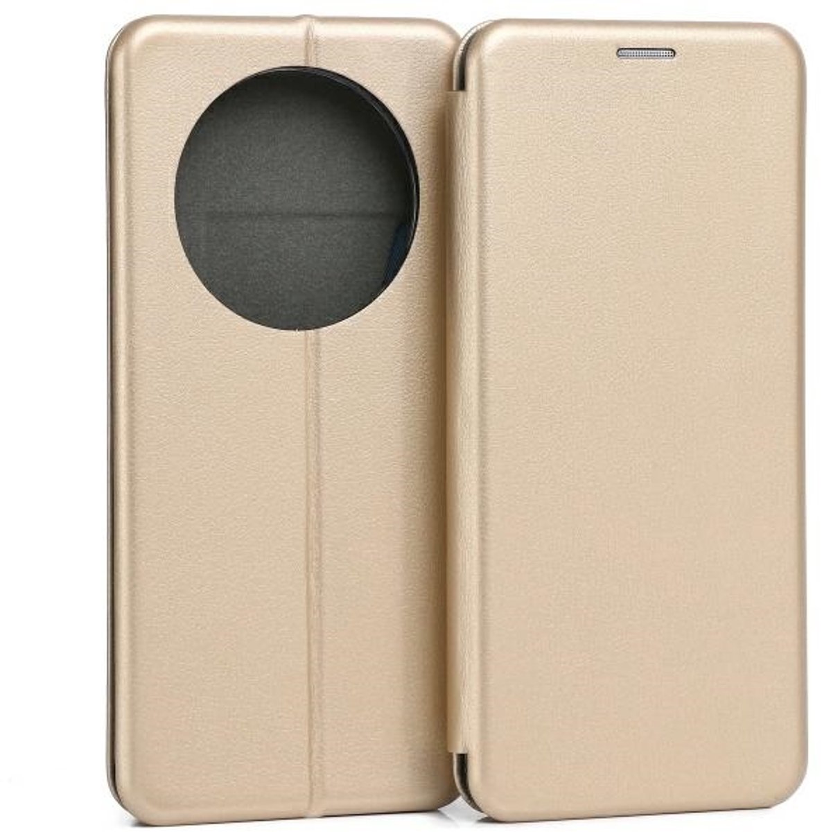 Beline Book Magnetic Serie - Gouden Smartphonehoesje - Magnetisch Sluiting - Voor Xiaomi 14C