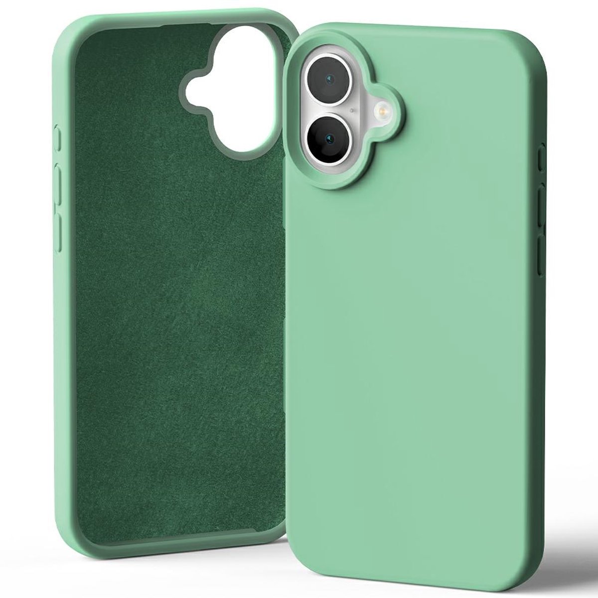 Mercury Hoesje Voor Iphone 16 Plus 6,7 Siliconen Anti-Kras Bescherming