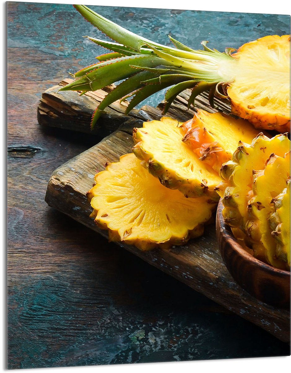 TMK ArtDeko - Snijplank - Ananas - 40x52 cm - Glas