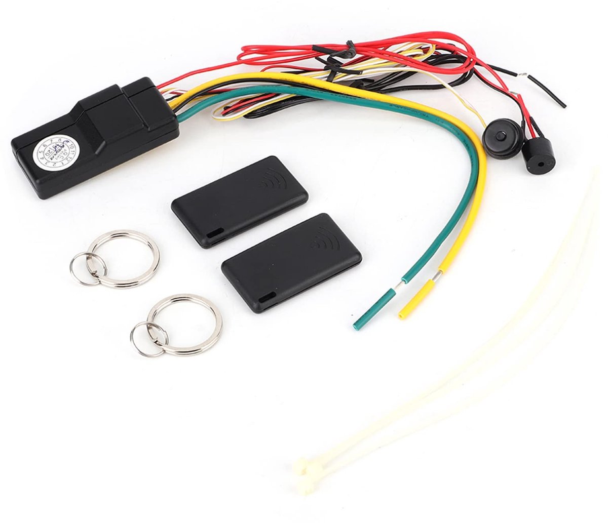 Dailygoody - Wireless Immobilizer - Auto Diefstalbeveiliging - Compact en Eenvoudig te Installeren - Anti-Hijacking Alarm - Geschikt voor Voertui