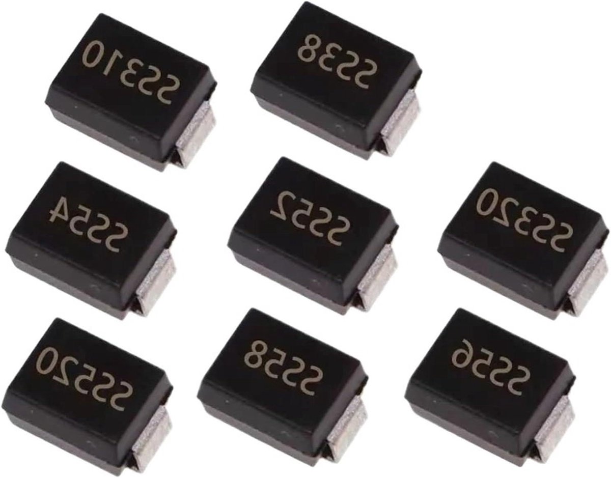 Schottky Diodes - Halfgeleidercomponenten SMB - Elektronische Circuits - Diverse Modellen - 50 stuks - Niet van toepassing
