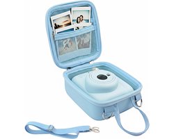 Duurzame Beschermhoes voor Fujifilm INSTAX Mini 12 en Mini 11 Instant Camera's - Blauw, Schokbestendig en Lichtgewicht