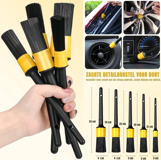 KAD® Autowasborstel - Auto Wassen - Auto Wasborstel - Autowasborstels - Geel - 31cm x 25cm x 12cm van Kad — afbeelding 4