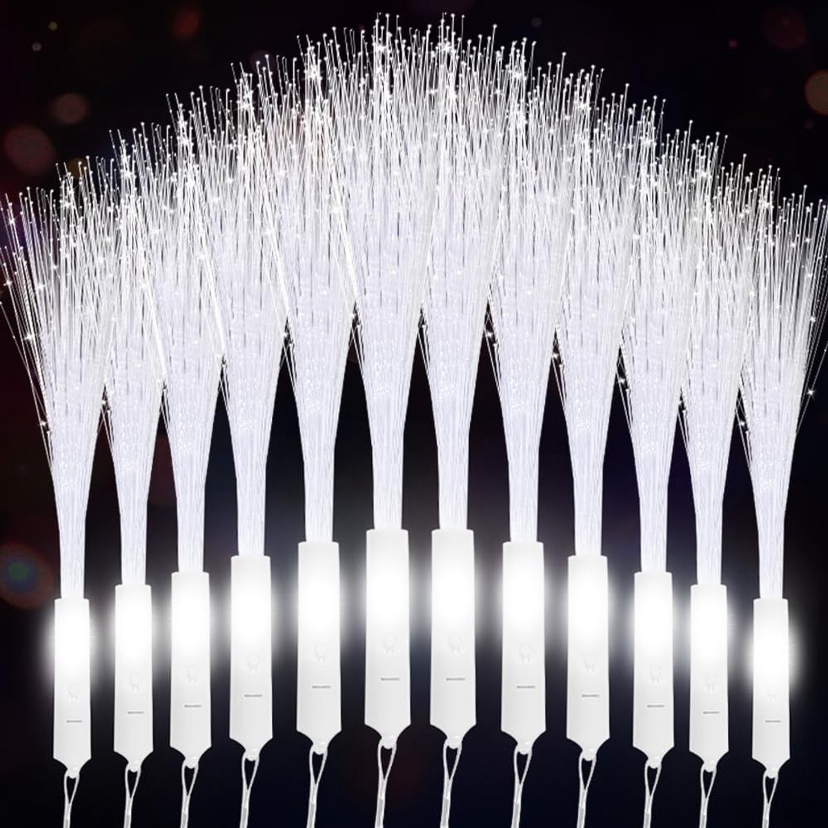 40 Stuks LED Verlichting Stokken voor Bruiloften, Fiberglas Lampen, Decoratieve Lichtstaven voor Feesten en Evenementen