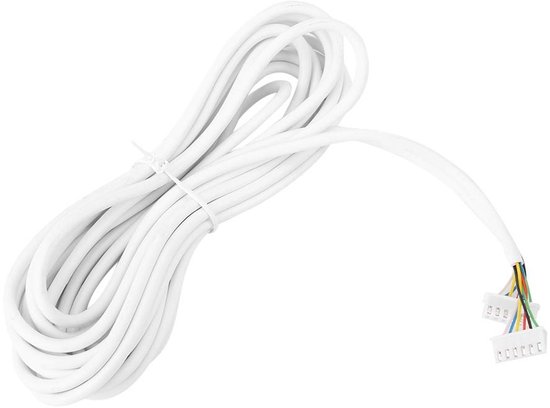 Kabel voor video-deurintercom 6-aderig 5 m 03 mm² rond flexibele - video-intercom camerasysteem . van Merkloos — afbeelding 5