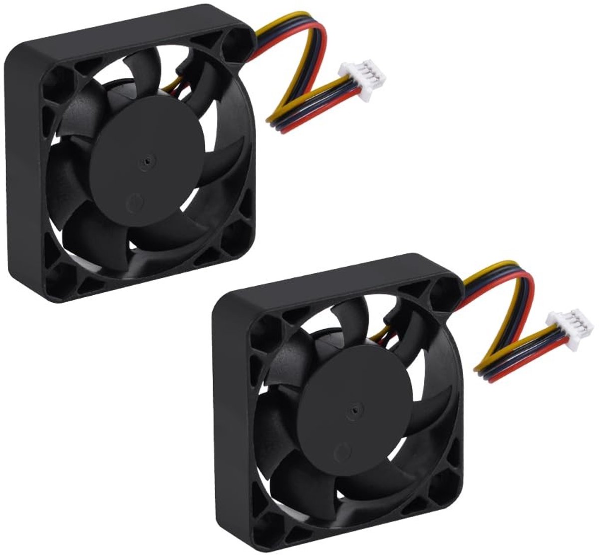 Dailygoody - Raspberry Pi 5 Koelventilator - 2 stuks - Zacht en stil - 40 x 40 x 10 mm - DC 5 V - Perfect voor warmteafvoer - Geschikt voor Raspberry