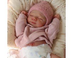 Reborn pop siliconen - Baby pop levensecht - Kinderen vermaken - Echt babygevoel - 46 cm - Niet gespecificeerd