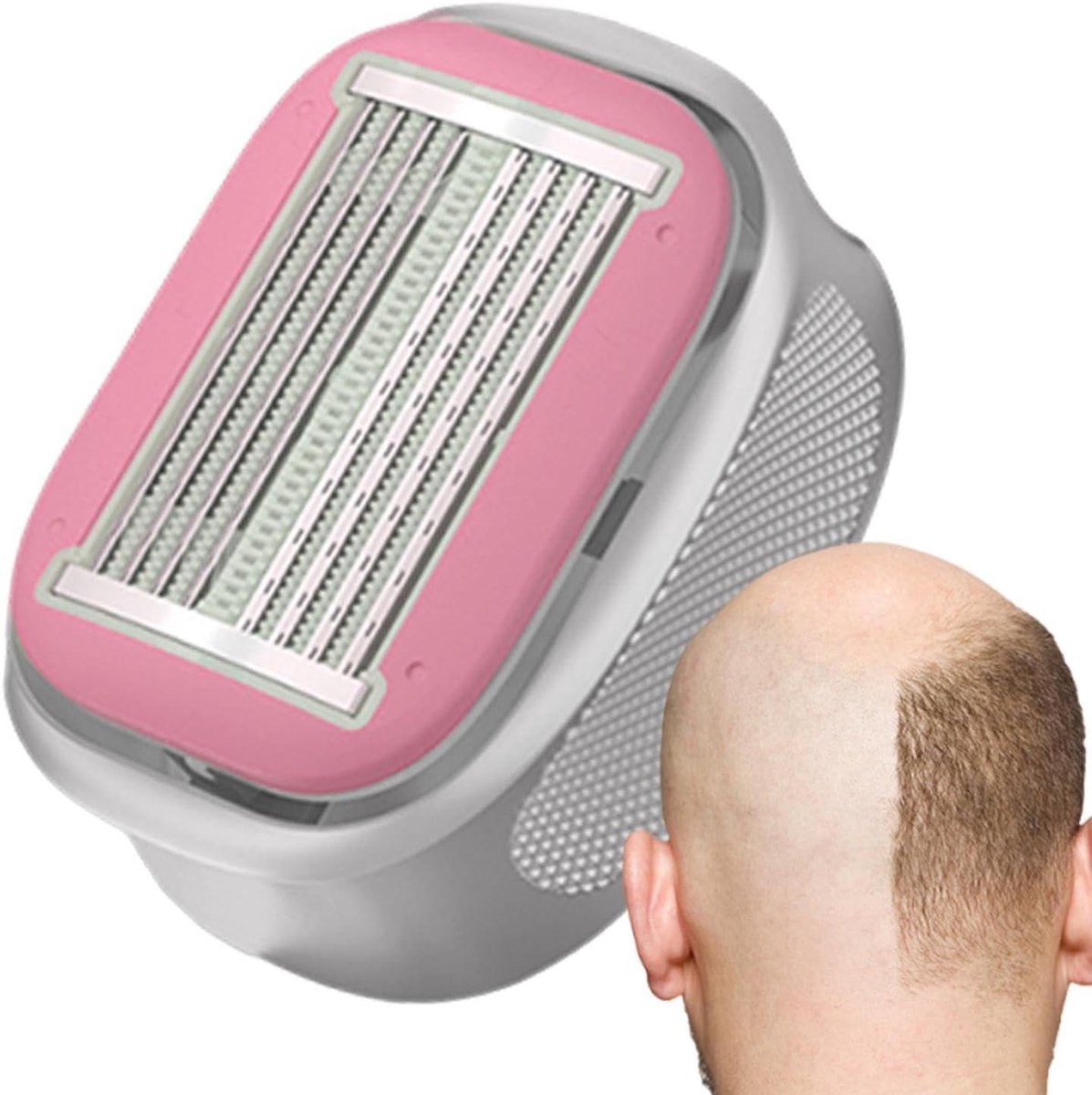 Scheerapparaat Hoofd - Kaal Scheren - Grooming - Ergonomische Grip - 5.7x4 cm - Zwart