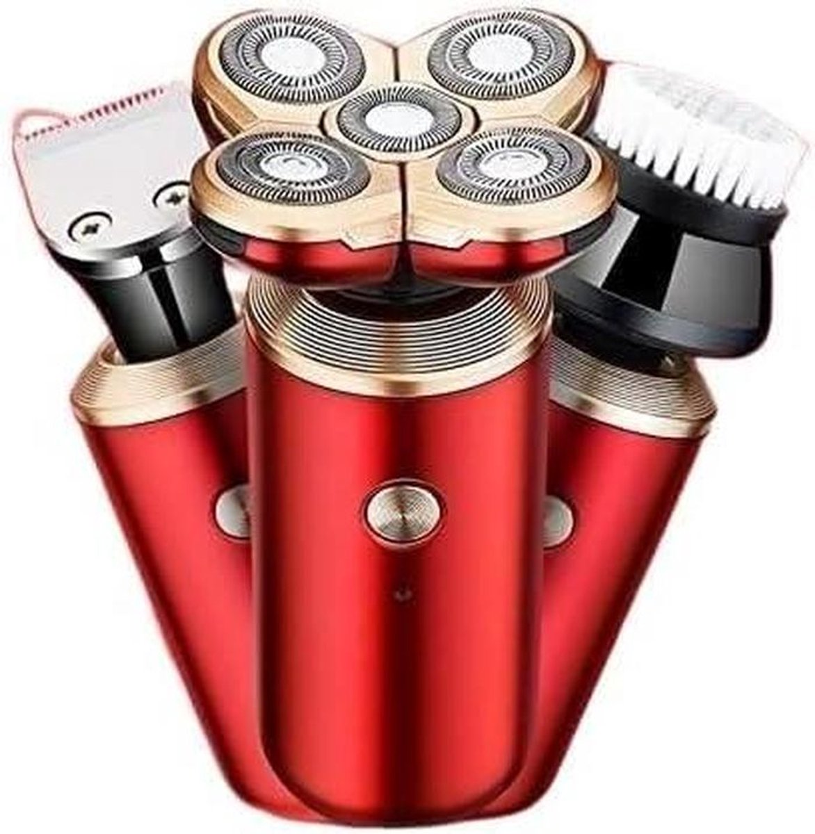 Elektrisch scheerapparaat 5-in-1 - Baardtrimmer scheerapparaat - Gezichtsverzorging - Automatische slijptechnologie - 500 g - null