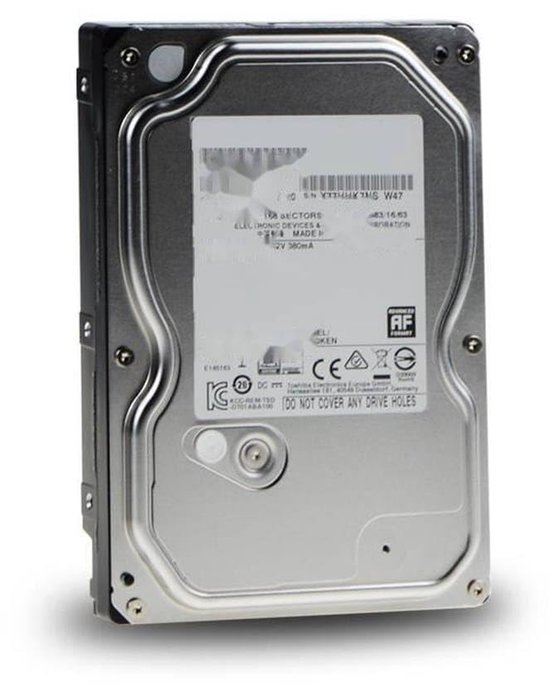 Interne Harde Schijf - Opslag Schijf - Surveillance Opslag - SATA 6 Gb/s - 3.5 inch 1 TB - Zilver van Interne Harde Schijf — afbeelding 3